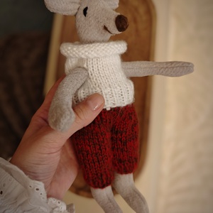 Jucărie decorativă șoricel - jucării și echipamente pentru copii - jucării și accesorii pentru copii - păpuși de joacă - Artynos.ro