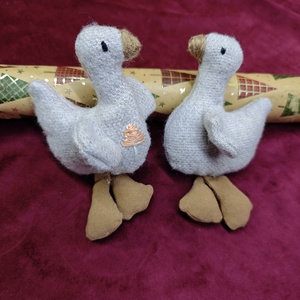 Jucărie decorativă gâscă vintage - crăciun - decorațiuni de crăciun de casă - figurine pentru pomul de crăciun - Artynos.ro