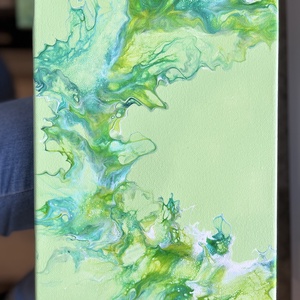 Tablou Frunze Verde Eterne 2 piese - Evergreen Foliage Two-Piece Painting - casă & stil de viață - accesorii pentru decorat casa - picturi murale - tablouri/picturi pe pânză - Artynos.ro