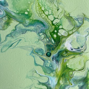 Tablou Frunze Verde Eterne 2 piese - Evergreen Foliage Two-Piece Painting - casă & stil de viață - accesorii pentru decorat casa - picturi murale - tablouri/picturi pe pânză - Artynos.ro