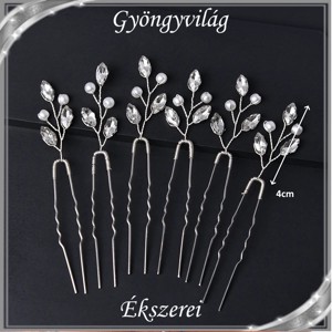 Bijuterii, ornamente de păr, catarame de păr: nuntă, mireasă, ornament de păr casual S-H-TŰ03 esz 6pcs -  - Artynos.ro
