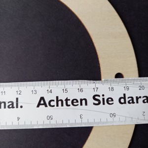 Coroană din lemn natural de 20 cm, material decorativ  -  - Artynos.ro