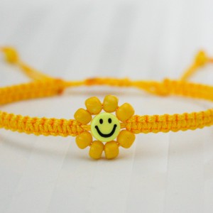 Bratara macramé impletita - Sunshine galben, , , ARTYNOS
