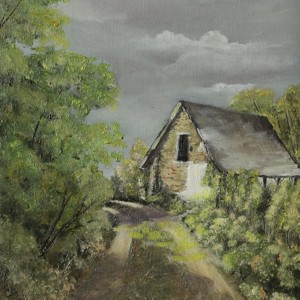 Pictură în ulei, După ploaie - arte vizuale și accesorii  - picturi - pictură în ulei - Artynos.ro