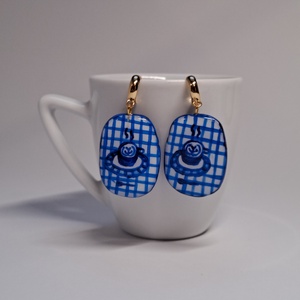 Morning / cercei pentru cafeaua de dimineață - bijuterii - cercei - cercei agățați - Artynos.ro