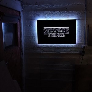 Stranger Things pictura murala iluminata, , , ARTYNOS