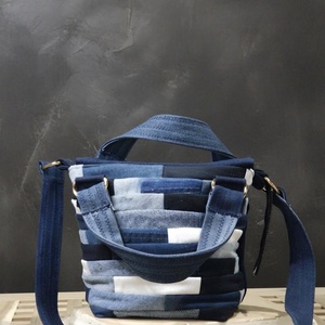Denim Mosaic, Genti si portofele, Genti de mana si umar, Geanta casual, , ARTYNOS