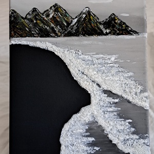 The sea of emptiness - arte vizuale și accesorii  - picturi - pictură acrilică - Artynos.ro