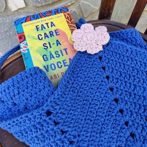 Geanta croșetată tip traistă  - genți și portofele - genți de mână și umăr - geantă crossbody - Artynos.ro