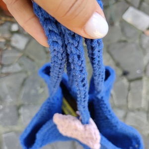 Geanta croșetată tip traistă  - genți și portofele - genți de mână și umăr - geantă crossbody - Artynos.ro