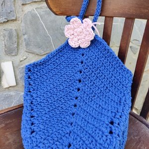 Geanta croșetată tip traistă  - genți și portofele - genți de mână și umăr - geantă crossbody - Artynos.ro