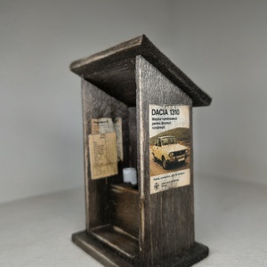 Machetă rustică în miniatură - WC de Curte - casă & stil de viață - decorațiuni de casă - decorațiuni de masă și rafturi - decorațiuni de masă - Artynos.ro