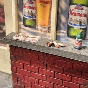 Dioramă 3D handmade La Viorica � bar românesc retro, anii 2000 - casă & stil de viață - decorațiuni de casă - decorațiuni de masă și rafturi - decorațiuni de masă - Artynos.ro