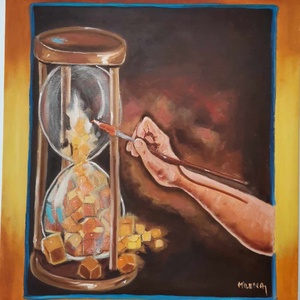 Demență , Arte vizuale și accesorii , Picturi, Pictură în ulei, Pictură, ARTYNOS
