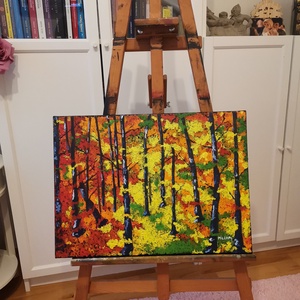 O toamnă călduroasă  - arte vizuale și accesorii  - picturi - Artynos.ro
