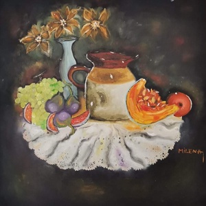 Natura moarta  - arte vizuale și accesorii  - picturi - pictură acrilică - Artynos.ro