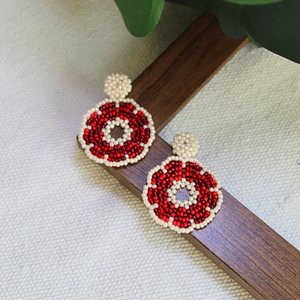 Cercei Moira - bijuterii - cercei - cercei din mărgele - Artynos.ro