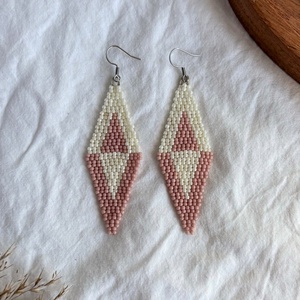 Cercei Rhoma, Bijuterii, Cercei, Cercei din margele, Confectionarea bijuteriilor, Cusatura, ARTYNOS