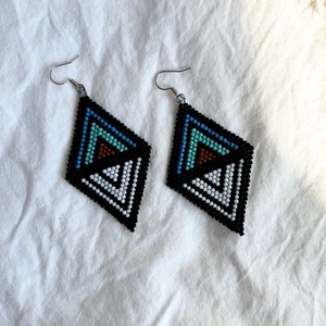 Cercei Eclipsa - bijuterii - cercei - cercei din mărgele - Artynos.ro