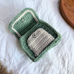 Punguța de buzunar - Mentă - genți și portofele - accesorii genți - decorațiuni de genți - Artynos.ro