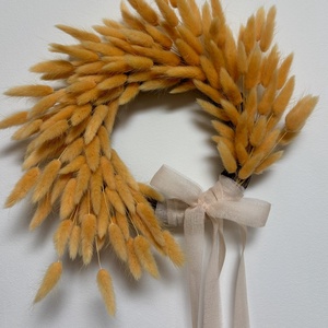 Coronita decorativa - Bunny Tail - casă & stil de viață - decorațiuni de casă - accesorii florale - buchete de flori - Artynos.ro