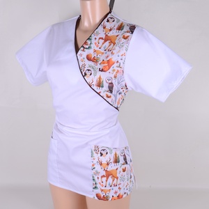 Tunica si halat de lucru pentru sectorul medical si cel al frumusetii, Imbracaminte si moda, Haine dama, Tunica, Tesatura, ARTYNOS