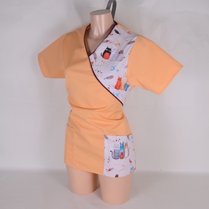 S Tunica alba de lucru pentru personalul medical, Imbracaminte si moda, Haine dama, Tunica, Tesatura, ARTYNOS