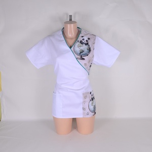 S panda Tunică albă de lucru pentru personalul medical - îmbrăcăminte și modă - haine damă - tunică - Artynos.ro