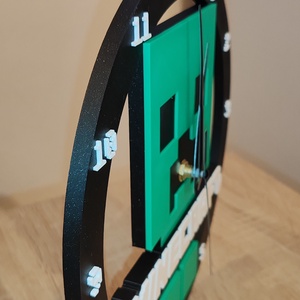 Ceas de perete Minercraft 3D - casă & stil de viață - decorațiuni de casă - decorațiuni de pereți - ceasuri de perete - Artynos.ro