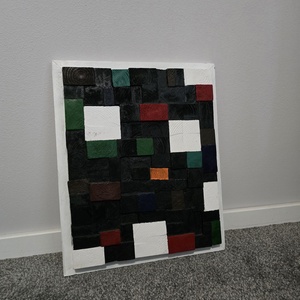 Tablou mozaic 3D din lemn masiv reciclat Model Geometric - casă & stil de viață - decorațiuni de casă - picturi murale - artă de perete din lemn - Artynos.ro