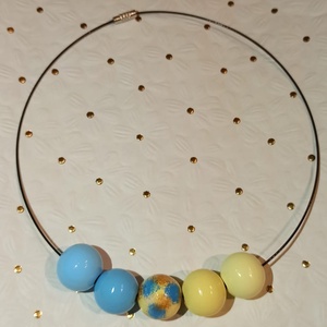 Colier handmade, Bijuterii, Coliere, Coliere din margele, Pictura, ARTYNOS