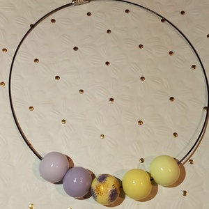 Colier handmade, Bijuterii, Coliere, Coliere din margele, Pictura, ARTYNOS