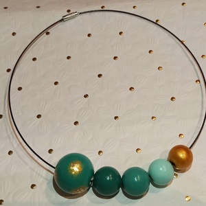 Colier handmade, Bijuterii, Coliere, Coliere din margele, Pictura, ARTYNOS
