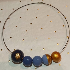 Colier handmade, Bijuterii, Coliere, Coliere din margele, Pictura, ARTYNOS