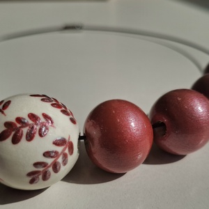 Colier handmade, Bijuterii, Coliere, Coliere din margele, Pictura, ARTYNOS