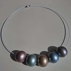 Colier handmade multicolor - bijuterii - coliere - coliere din mărgele - Artynos.ro