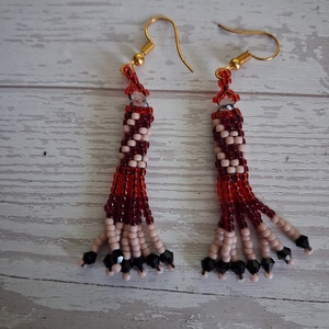 Cercei margele, Bijuterii, Cercei, Cercei din margele, Impletituri, broderie cu margele, ARTYNOS