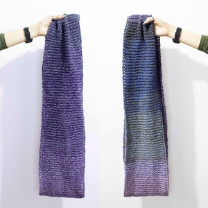 Fular tip infinity tricotat manual din fir acrilic premium multicolor - îmbrăcăminte și modă - eșarfe, pălării, fularuri - eșarfe - Artynos.ro