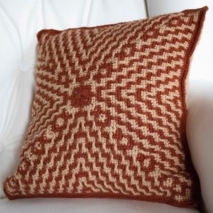 Fata de perna crosetata si tricotata cu doua fete de 40x40cm - casă & stil de viață - textile de casă - perne - Artynos.ro
