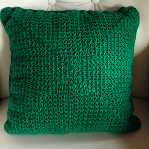 Fata de perna crosetata cu doua fete de 40x40cm. - casă & stil de viață - textile de casă - perne - Artynos.ro