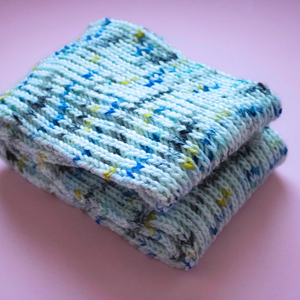 Fular unisex lung tricotat din fir acrilic multicolor - îmbrăcăminte și modă - eșarfe, pălării, fularuri - eșarfe - Artynos.ro