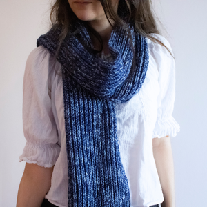Fular unisex lung tricotat din fir acrilic multicolor - îmbrăcăminte și modă - eșarfe, pălării, fularuri - eșarfe - Artynos.ro
