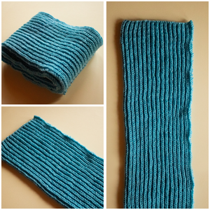 Fular unisex pentru copii tricotat manual din lana virgina - îmbrăcăminte și modă - eșarfe, pălării, fularuri - eșarfe - Artynos.ro