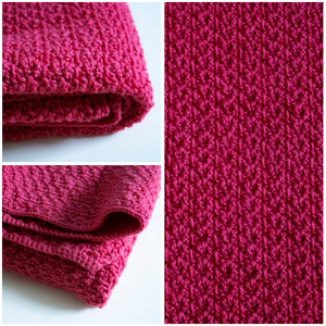 84 x 75 cm - Patura crosetata din lana  - casă & stil de viață - echipament pentru camera copiilor - pături pentru copii - Artynos.ro