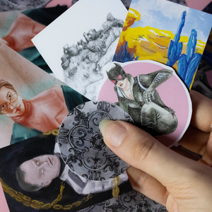 Stickere cu modele diverse realizate din ilustratii traditionale in penita si digitale, Casă & Stil de viață, Papetărie de hârtie, Pachet stickere, Fotografie, grafică, desen, ilustrație, ARTYNOS