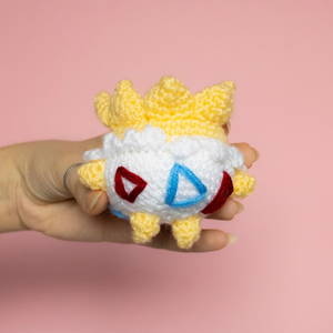 Jucarie Togepi mica - Pokemon crosetat  - jucării și echipamente pentru copii - plușuri - figurine de pluș - Artynos.ro