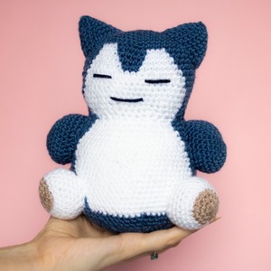 Jucarie Snorlax mare - Pokemon crosetat , Jucării și echipamente pentru copii, Plușuri, Figurine de pluș, Împletitură, ARTYNOS