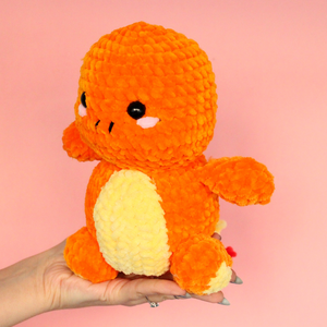 Jucarie Charmander mare - Pokemon crosetat , Jucării și echipamente pentru copii, Plușuri, Figurine de pluș, Împletitură, ARTYNOS