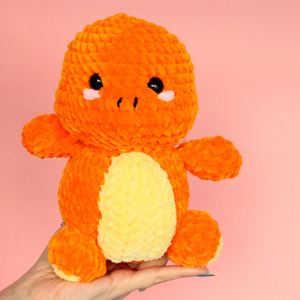 Jucarie Charmander mare - Pokemon crosetat  - jucării și echipamente pentru copii - plușuri - figurine de pluș - Artynos.ro