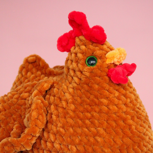 Jucarie din fir plusat - Gaina - jucării și echipamente pentru copii - plușuri - figurine de pluș - Artynos.ro